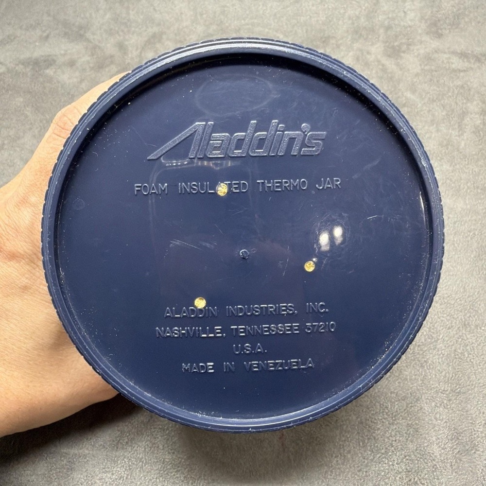 Vintage ENTEX LA Drug Pharmaceutical Rep Promo Aladdin Insulated Thermo Jar - Picture 2 of 8